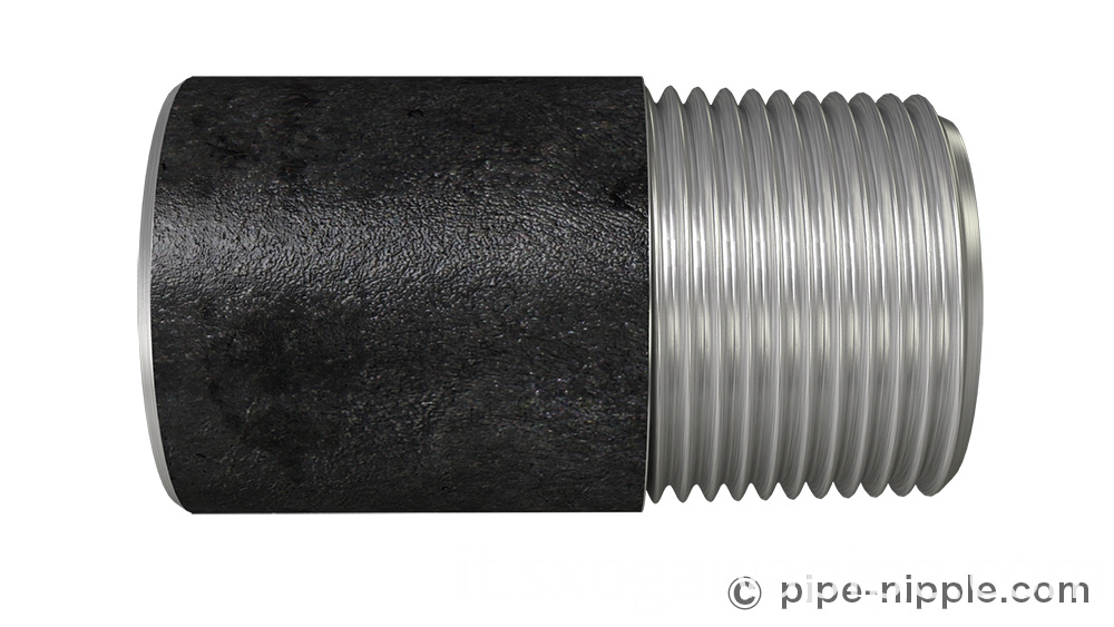 Nipplo a saldare Nipplo nero Weld nipple Black nipple
